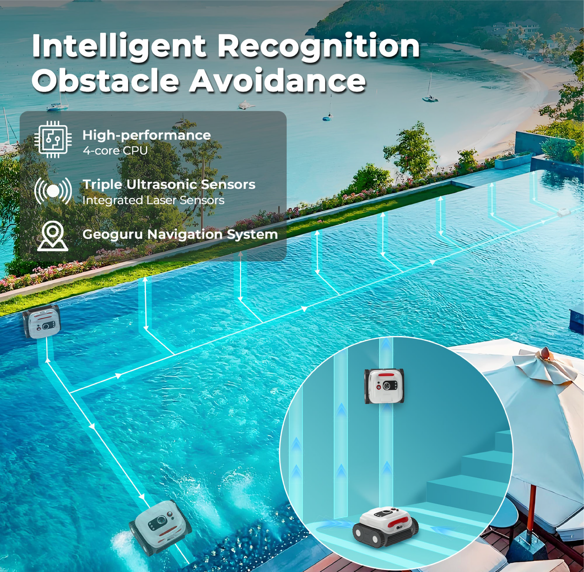BN Pro Robotic Pool Cleaner